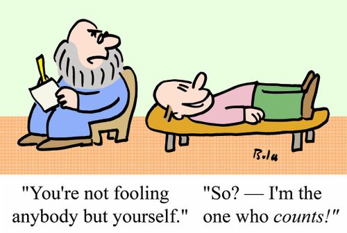 'You're not fooling anybody but yourself.'