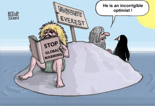 'He's an incorrigible optimist!'