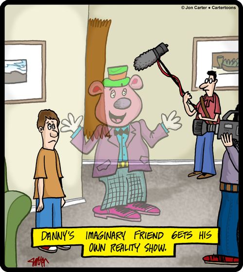 Danny's imaginary friend gets his own reality show.