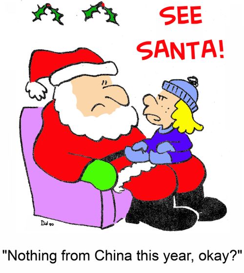 'Nothing from China this year, okay?'