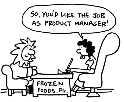 'So, you'd like the job as product manager!'