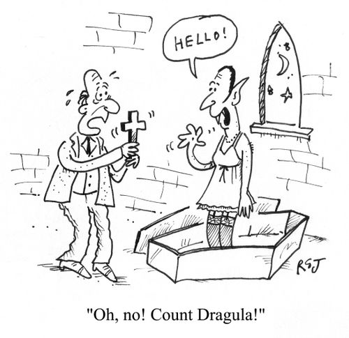 'Oh, no! Count Dragula!'