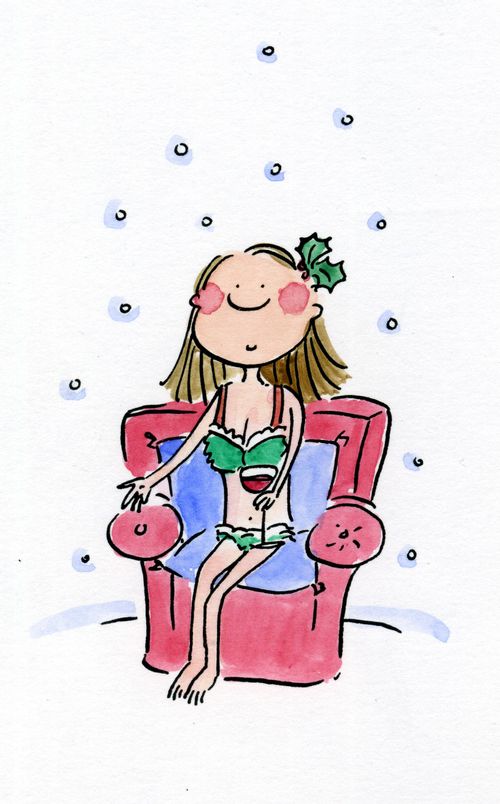 Christmas Bra.