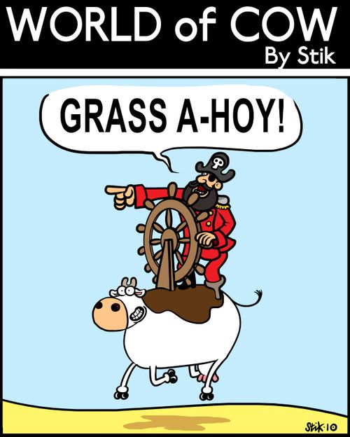 Grass a-hoy!