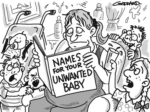 Names for your unwanted baby.