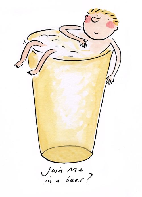 Join me in a beer?