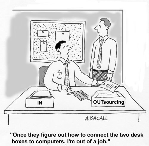 Once they figure out how to connect the two desk boxes to computers, I'm out of a job.