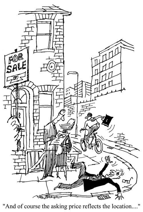 "...And of course the asking price reflects the location..."