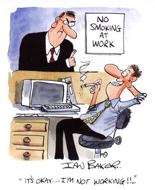 "It's Ok, I'm not working!!"