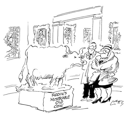 Rodin's Miserable Old Cow