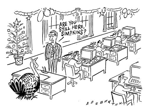 Christmas / " Are you still here, Simpkins ?"