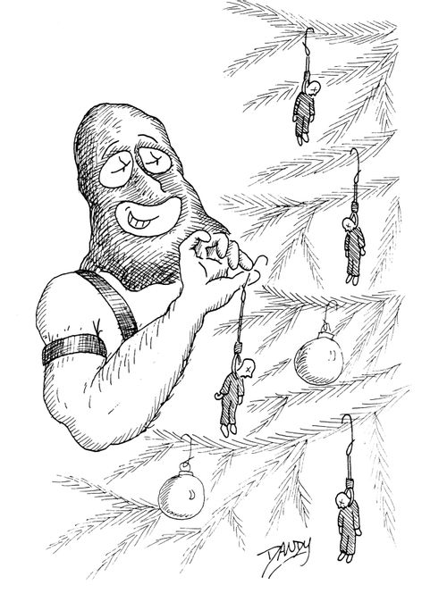 Christmas tree hangings.