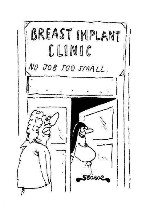 'Breast implant clinic - No job to small'