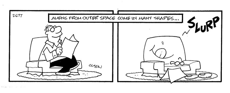 'Aliens from outer space come in many shapes...'