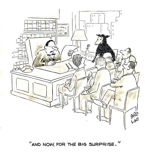 'And now, for the big surprise.'