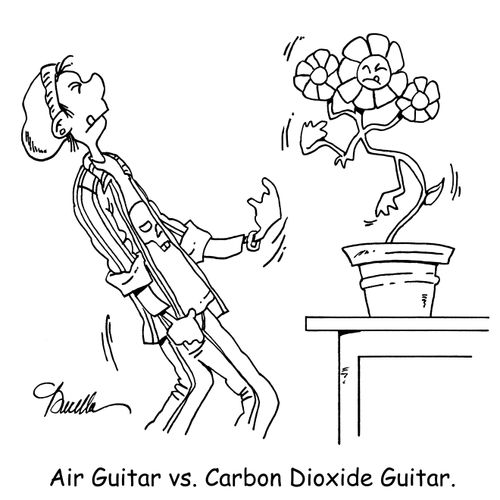 Air Guitar vs. Carbon Dioxide Guitar