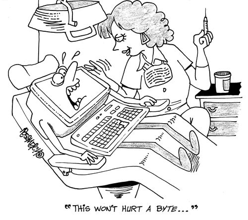 'This won't hurt a byte...'