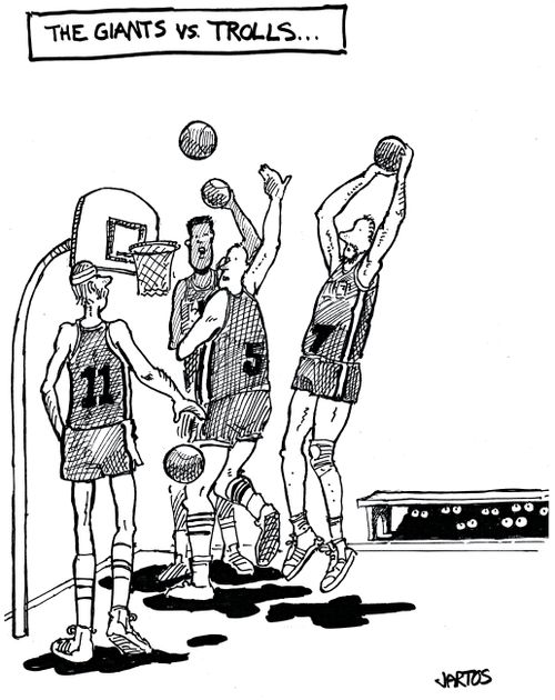 'The Giants vs. Trolls'