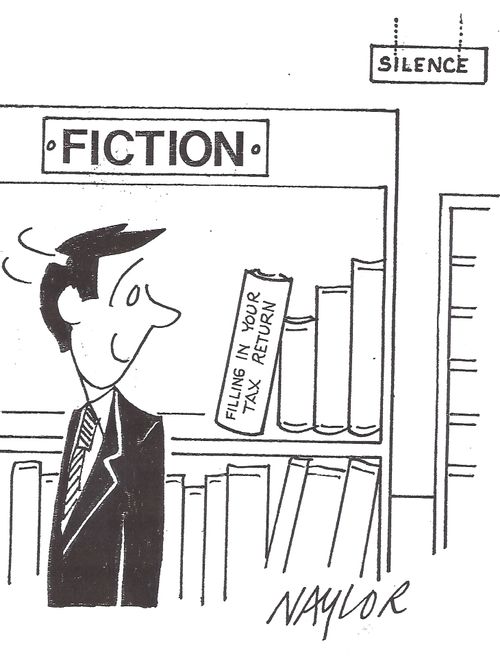 Fiction: 'Filling in your tax returns'
