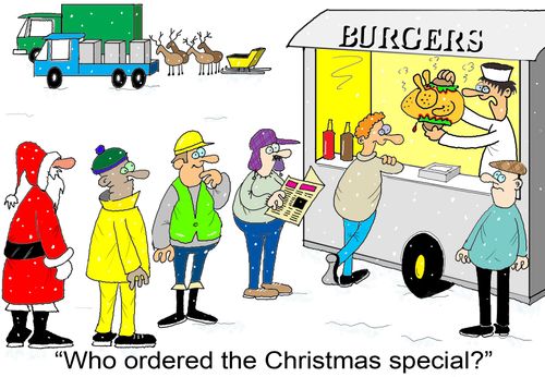 'Who ordered the Christmas special?'