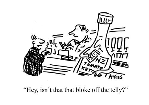 'Hey, isn't that that bloke off the telly?'