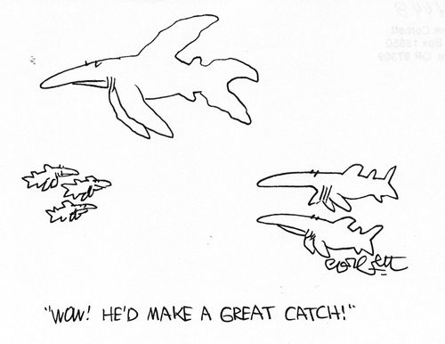 "He'd make a great catch!"