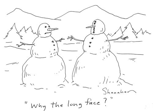 'Why the long face?'
