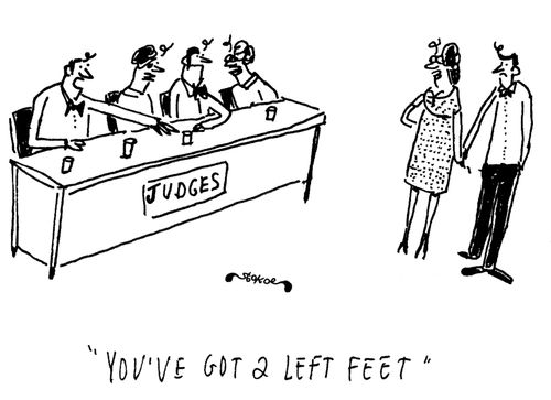 'You've got 2 left feet'