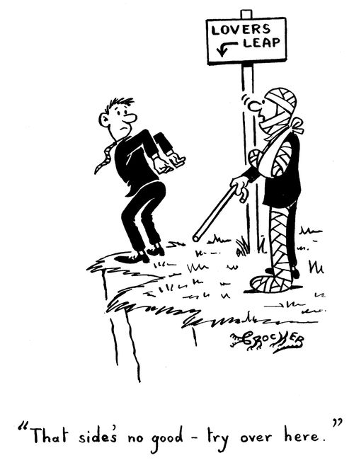 'That side's no good - try over here.'