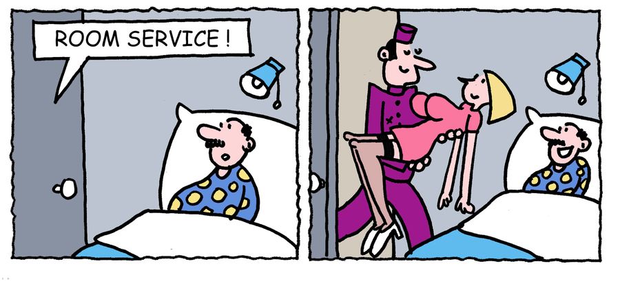 'Room service.'
