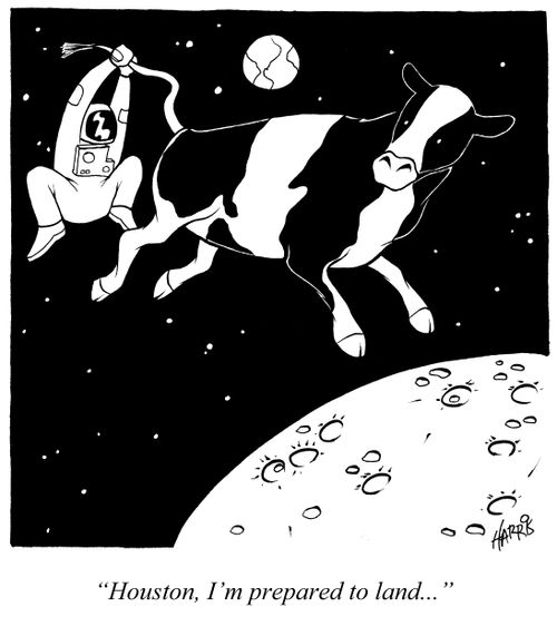 'Houston, I'm prepared to land...'