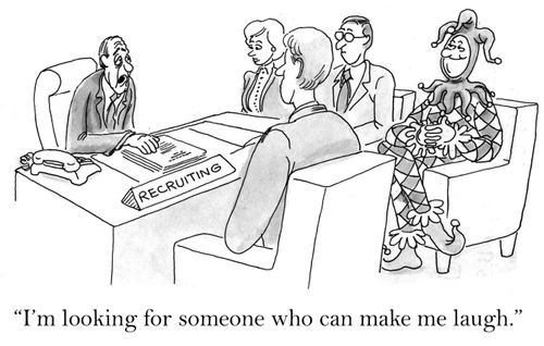 'I'm looking for someone who can make me laugh.'
