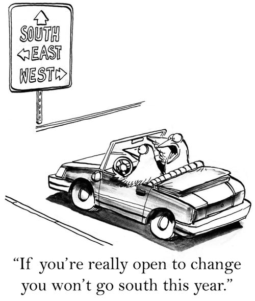 'If you're really open to change, you won't go South this year.'