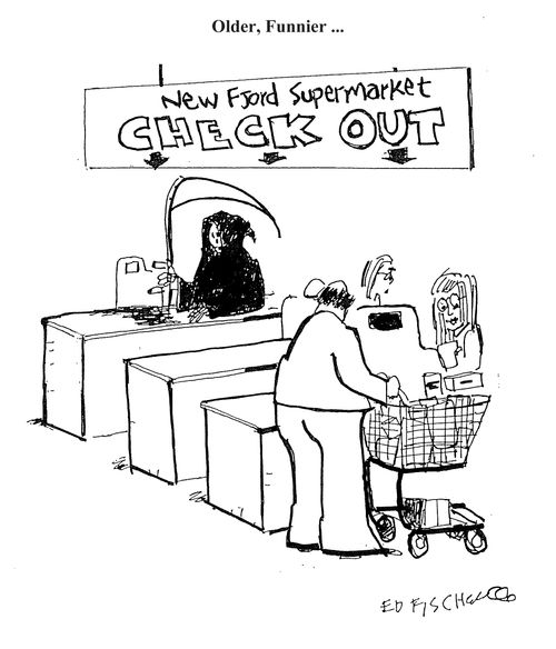 Grim Reaper at the Checkout.