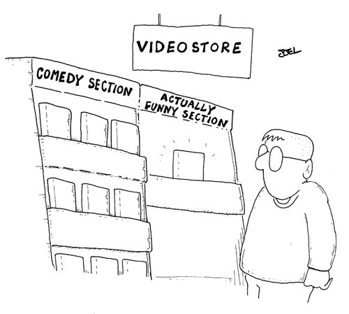 Video Store - Comedy Section - Actually Funny Section