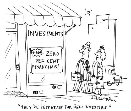 'They're desperate for new investors.'