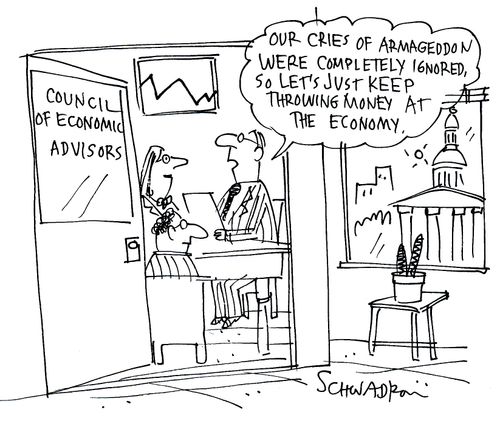 'Our cries of Armageddon were completely ignored, so let's just keep throwing money at the economy.'