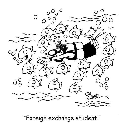 'Foreign exchange student.'