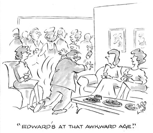 'Edward's at that awkward age.'