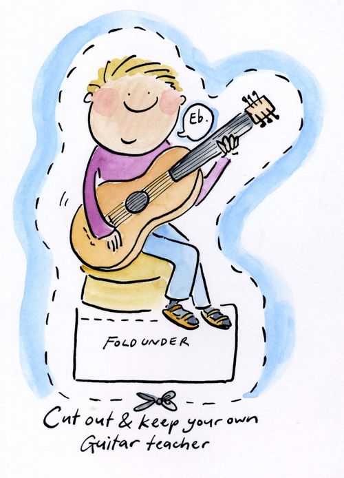 Cut out and keep your own Guitar Teacher.