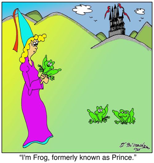 'I'm Frog, formerly known as Prince.'