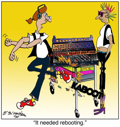 'It needed rebooting.'