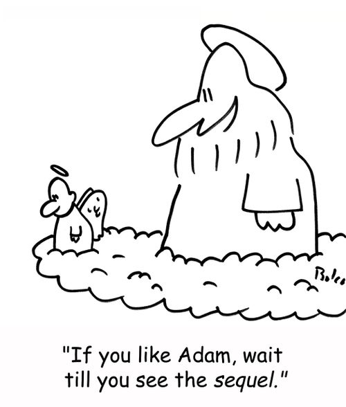 'If you like Adam, wait till you see the SEQUEL,'