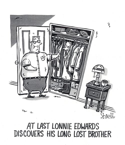 At last Lonnie Edwards discovers his long lost brother.