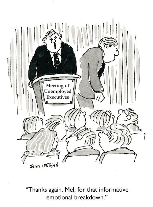 'Thanks again, Mel, for that informative emotional breakdown.'