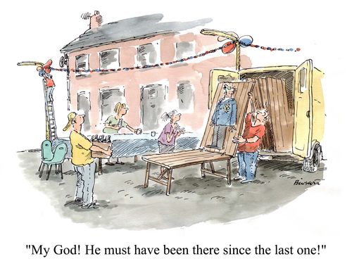 'My God! He must have been there since the last one!'