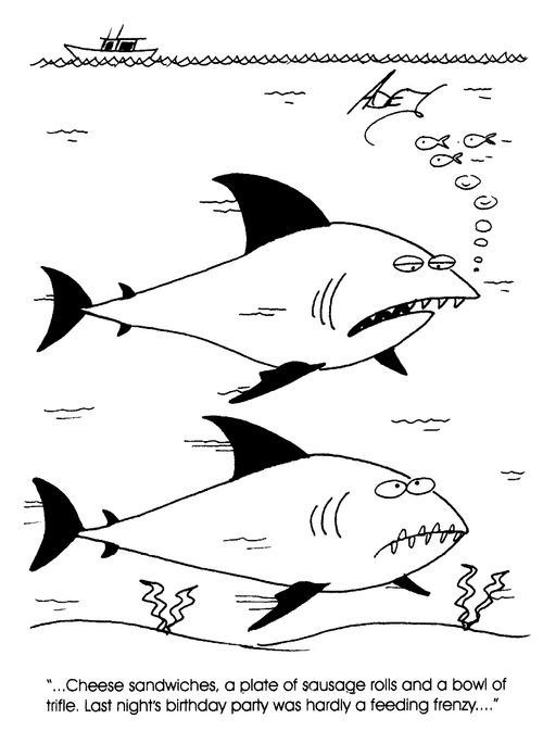 "...Last night's birthday party was hardly a feeding frenzy..."