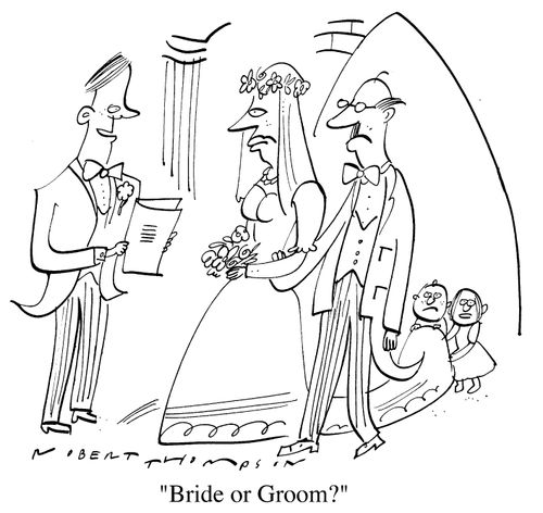 "Bride or Groom?"