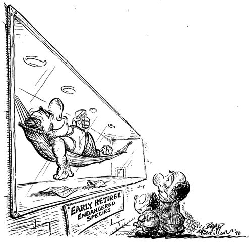 'Early Retiree, endangered species'