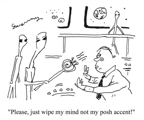 'Please, just wipe my mind not my posh accent!'